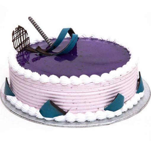 Round Blue Berry Cake