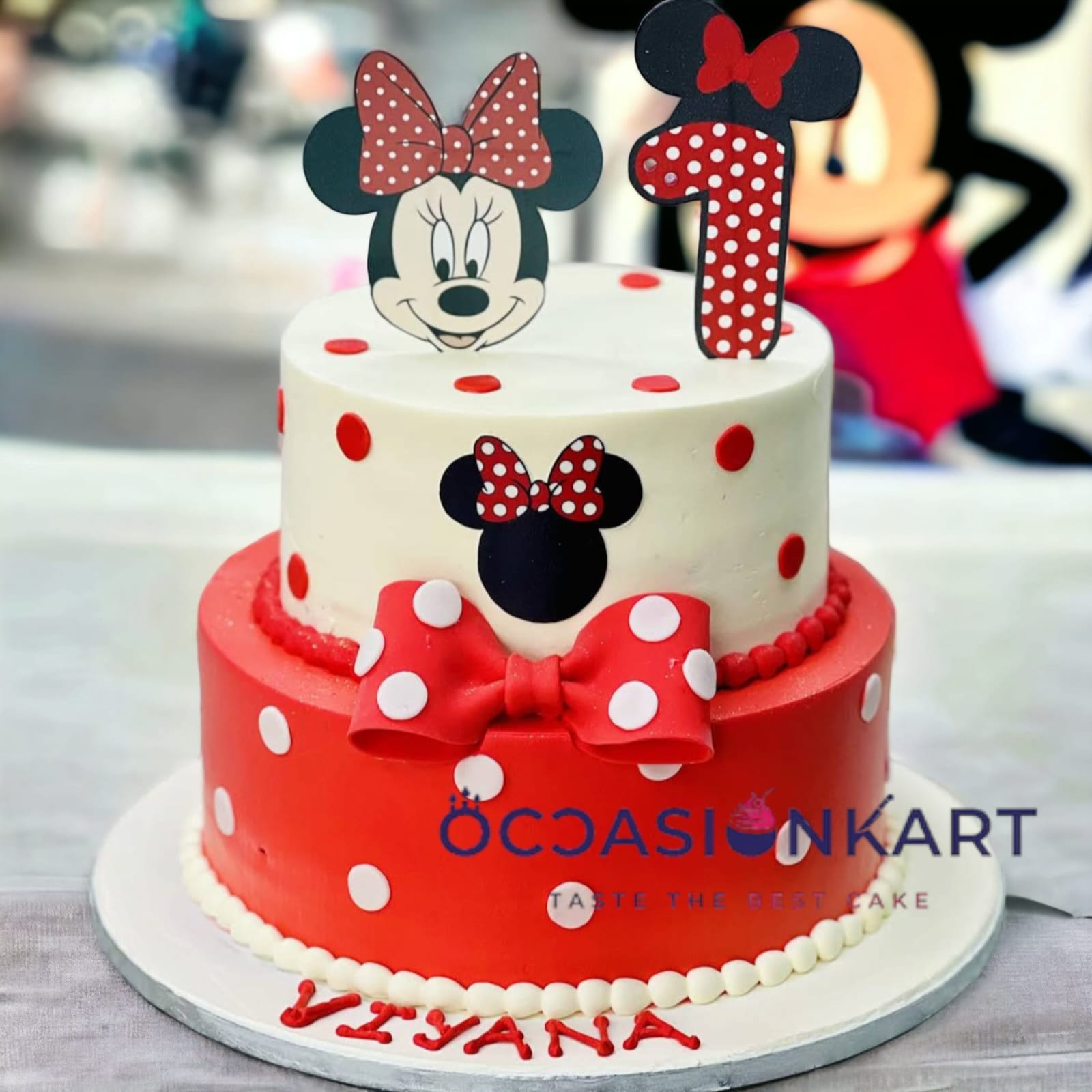 Mickey Mouse Step Cake