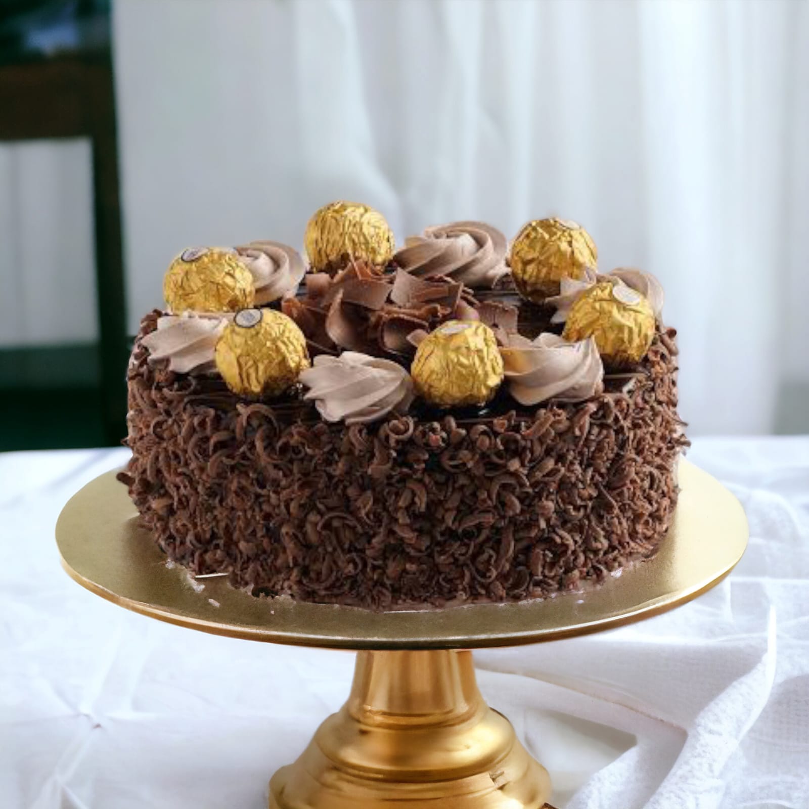Ferrero Rocher Cake with Choco Loaded