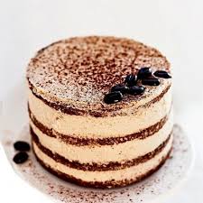 Garnished Tiramisu Cake