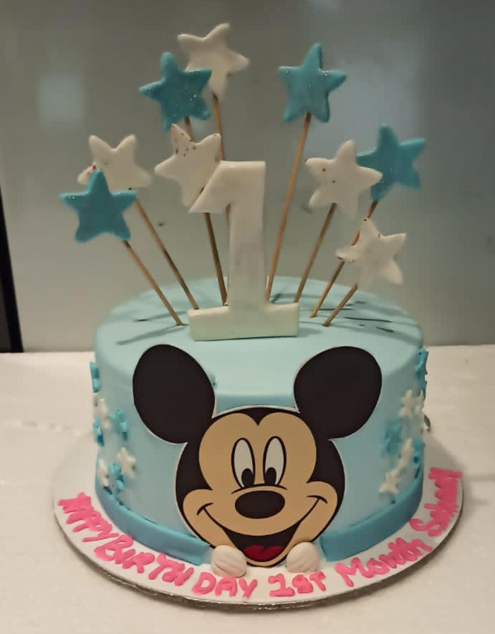 Warm Delights with Micky Mouse Theme Cake